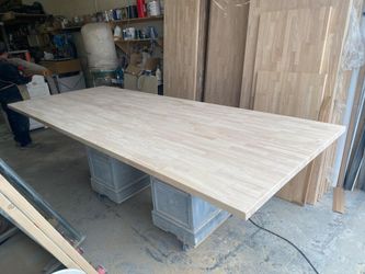 Hevea Butcher Block 1-1/2” Thick. 10ft x 25” — $335