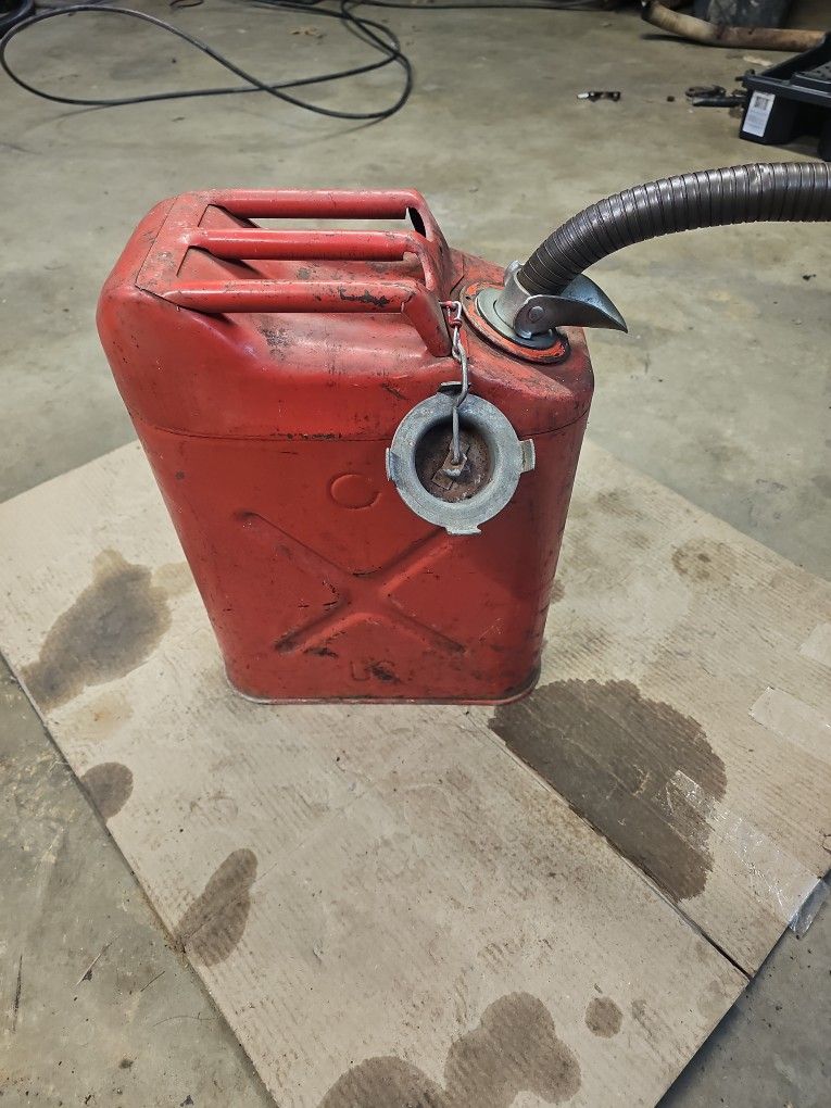Vintage 5 Gal Usmc Jerry Can (Gas Can)