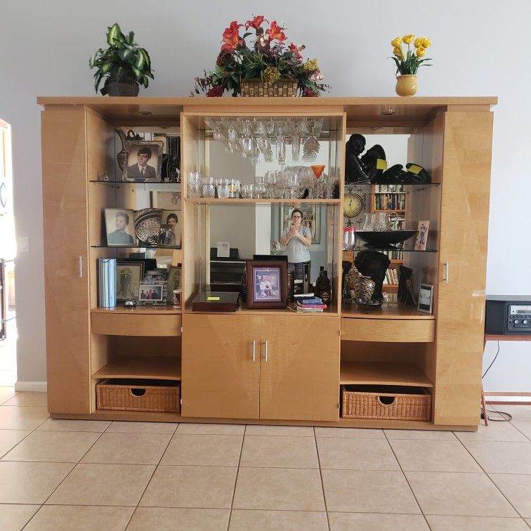 Wall Unit And Bar