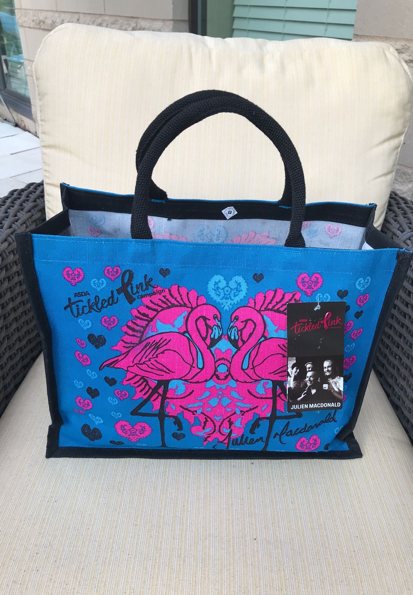Julien MacDonald designer ASDA tickled pink tote for Sale in Edina MN OfferUp