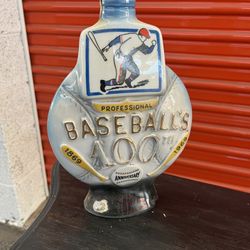 Vintage Jim Beam Baseball 100th Anniversary 1(contact info removed) Whiskey Empty