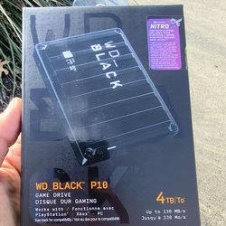 WD black P10 4TB HDD