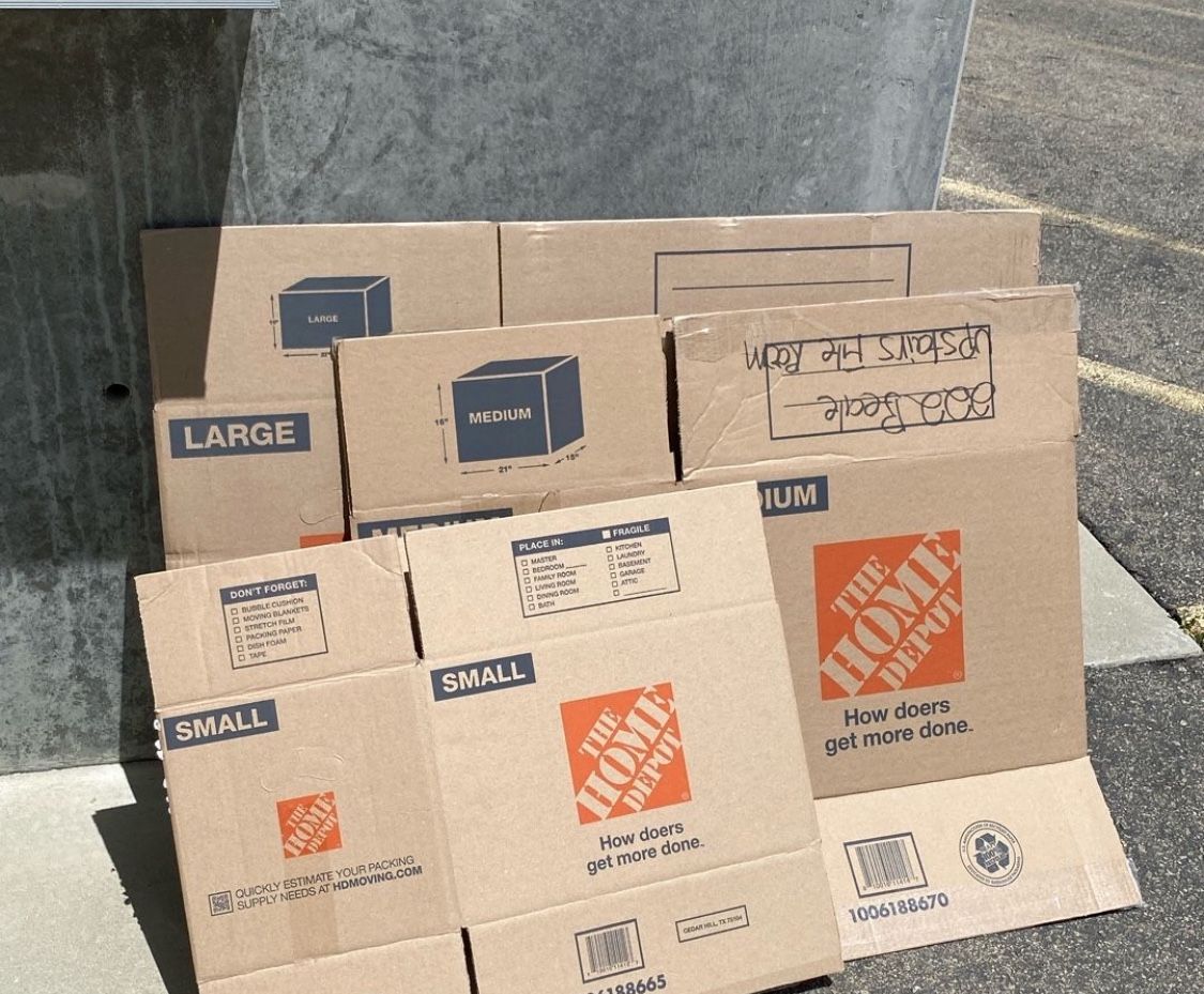 Home Depot Boxes