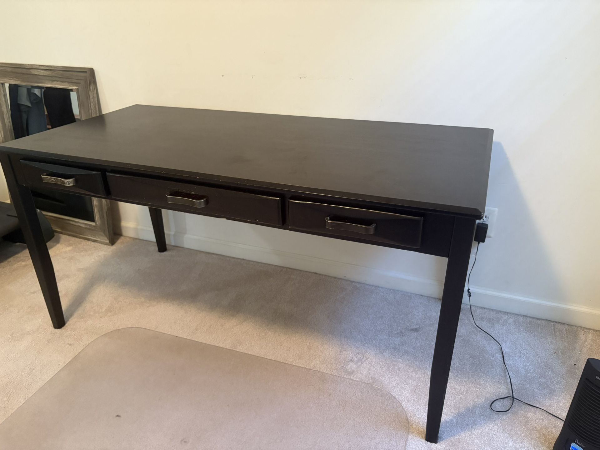 Black/brown Ashley Desk