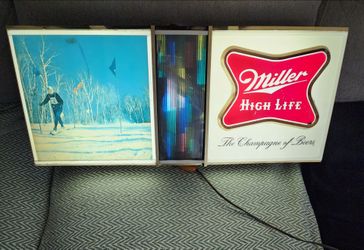Vintage Miller High Life bar light vintage