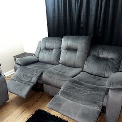 Grey Recliner Couches