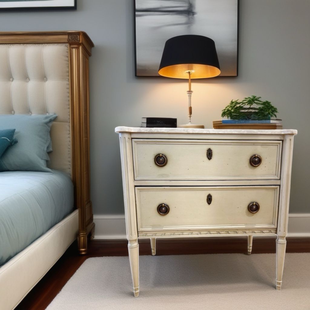 Frontgate Etienne Nightstand with Marble Top