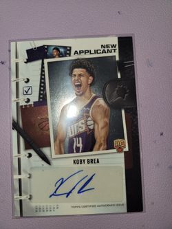Koby BREA AUTOGRAPH