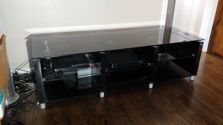 Smoke glass open media console