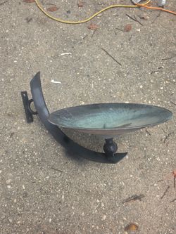 Wall mount copper bird bath the price is firm