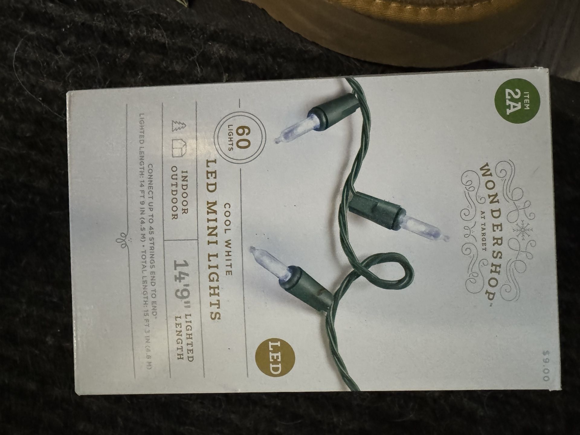 LED Cool White Mini Lights 60ct