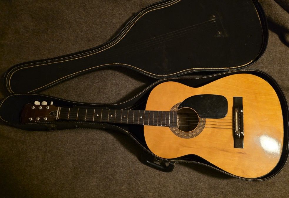 Vintage 70s  Kent Acoustic Guitar