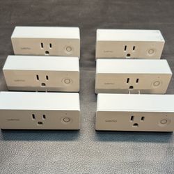  6 - Wemo WiFi Smart Plugs - F7C063 - Compatible With Alexa, Google Assistant, Apple HomeKit