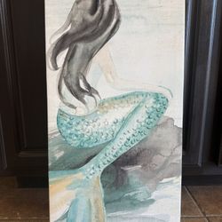 12”x24” Mermaid Canvas