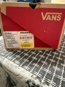 Red Vans Size 10 $60