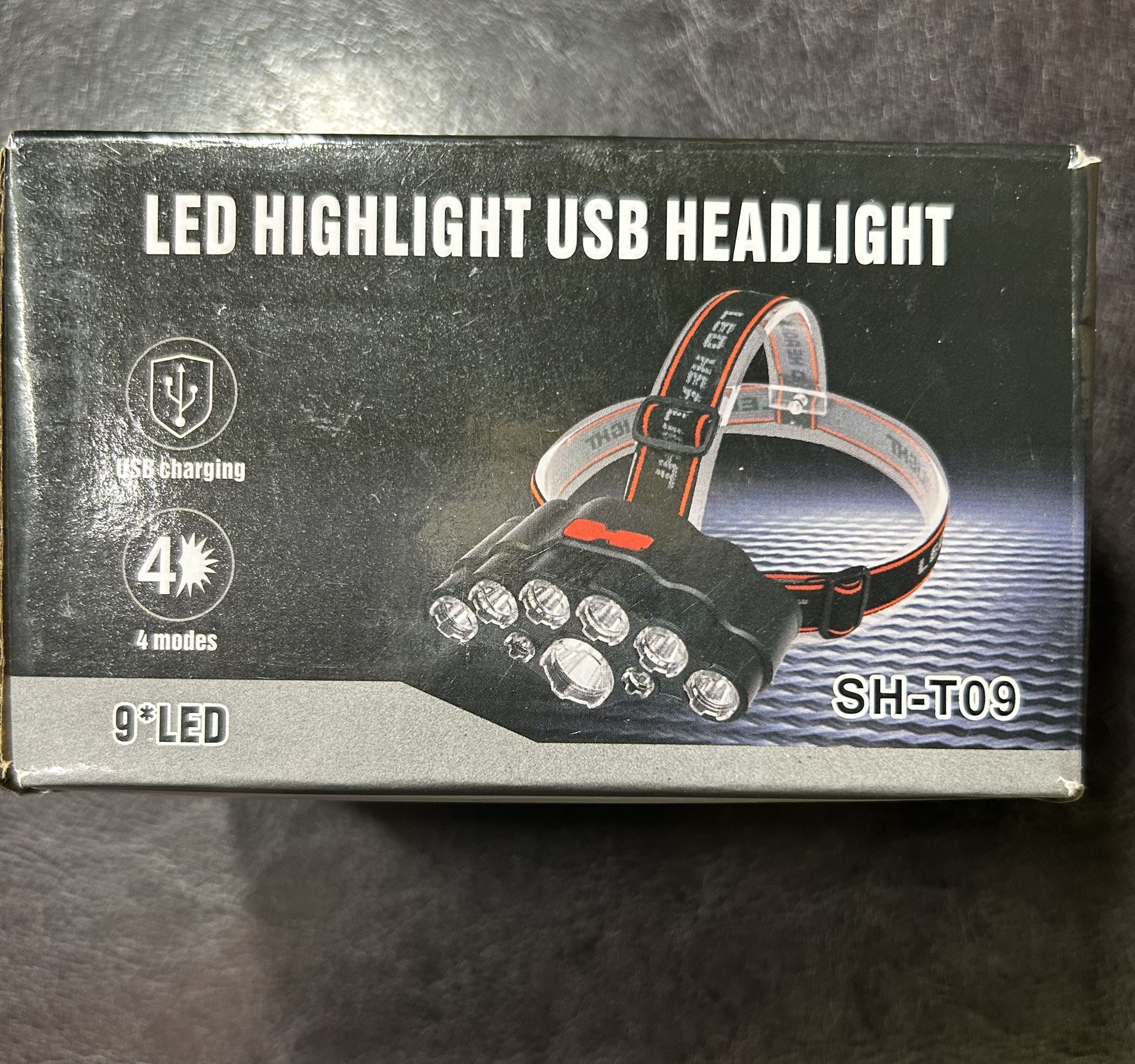 LED Highlight Usb Headlights Brand New