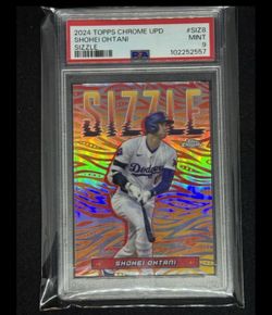 Ohtani Tops Sizzle case hit Psa 9 $310