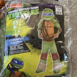 Leonardo Ninja Turtle Costume (Kids Small)