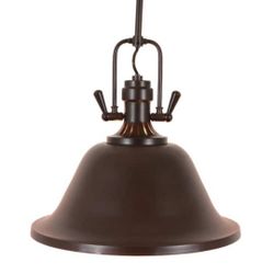 Cody Classic 17in Pendant Light Brown New