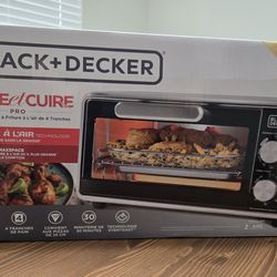 Black + Decker Crisp n Bake Pro (toaster oven + air fryer)