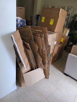 Moving boxes all sizes