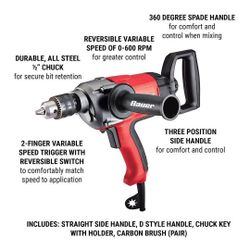 Spade Handle Drill/Mixer 