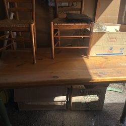 Old wood crafted Table For Dining