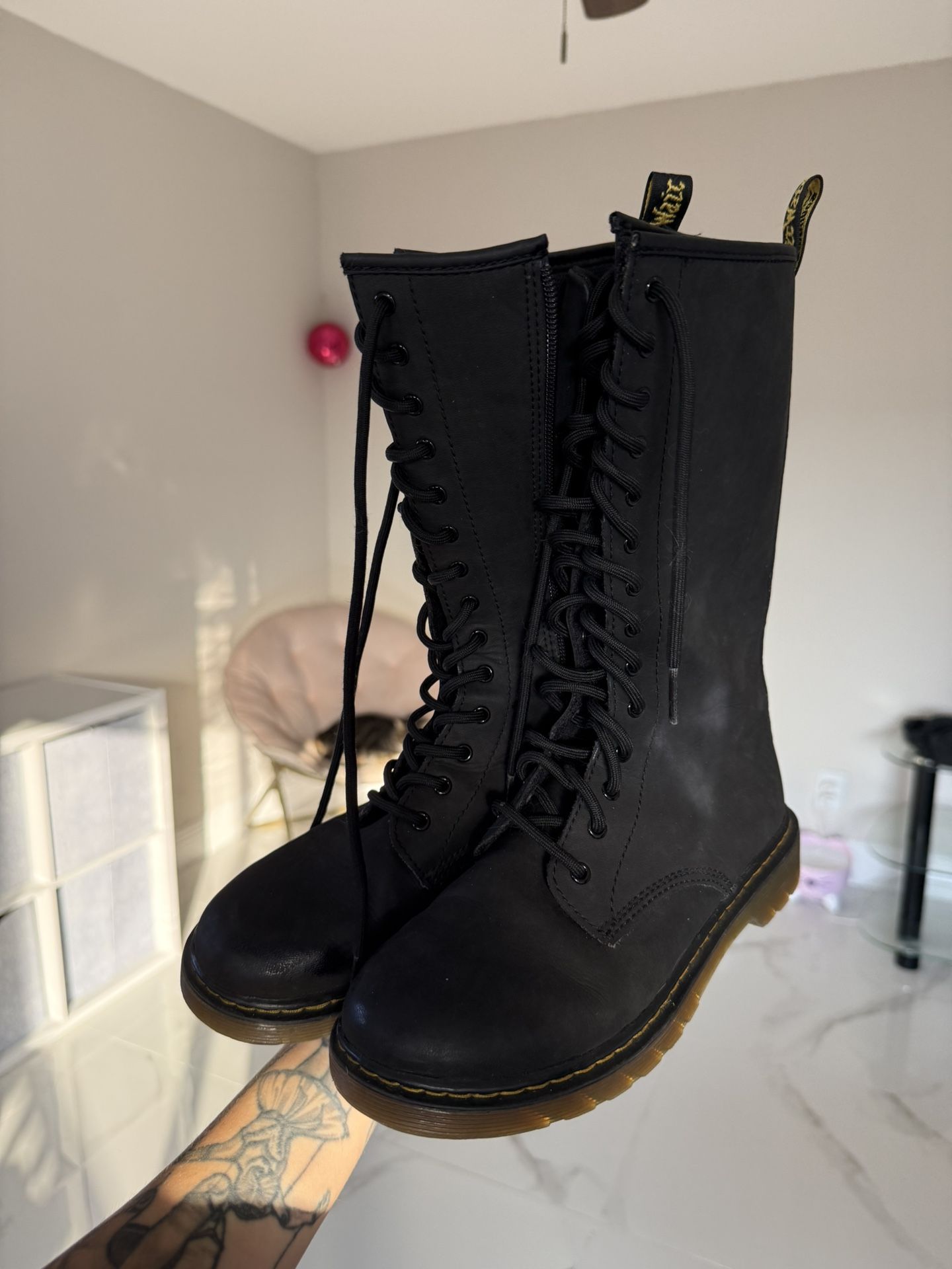 Black High Top Dr Martens