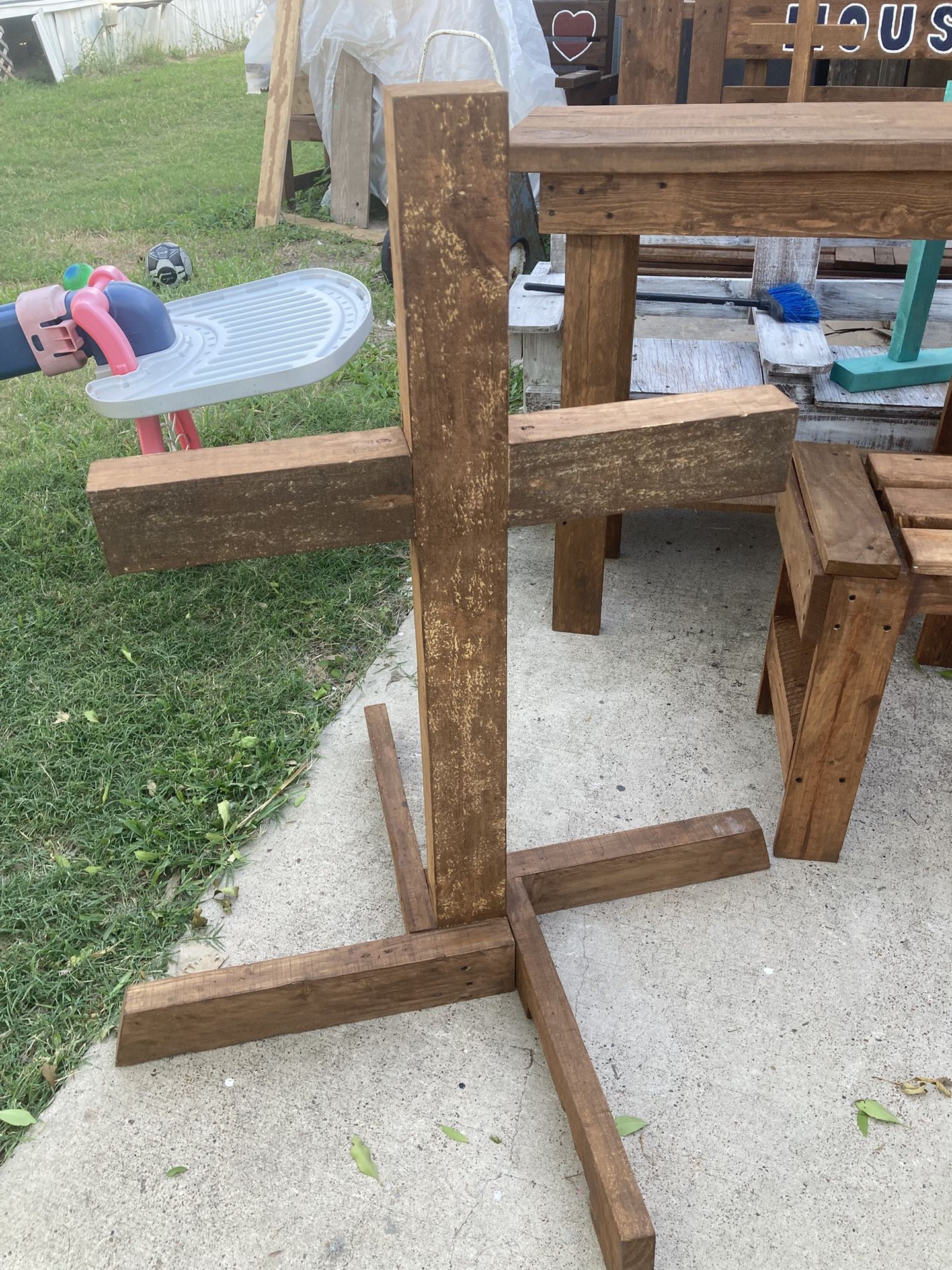 Rustic Wooden Cross ( Just Built )