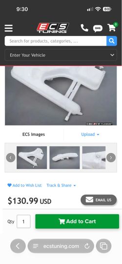 BMW e90 e92 e93 washer fluid reservoir