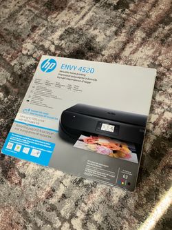 HP Envy 4520 All-In One Wireless Print Scan Copy Photo Inkjet Printer NEW