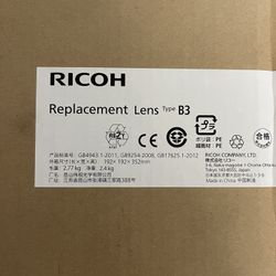 Ricoh Projector Movies Replacement lens Type B3