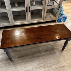 Wood Bench 47x16x 18 Inch 