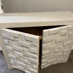 wood accent cabinet