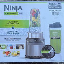 Ninja Nutri-Blender Pro with Auto-iQ, Personal Blender, 1100 Peak-Watts