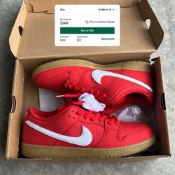 Dunk Low SB Univ. Red Gum Size 13
