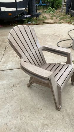 two beach lounge chairs