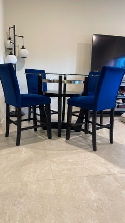 5PC RND CNT HT- LENNOX NAVY VEL