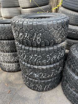 35x12.50R18LT Kenda 35x12.50/18 set of used tires in great condition 400$ for 4 tire plus tax. Installation available but not included. Wheel alignme