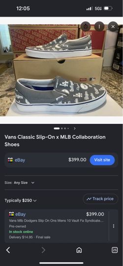 Vans Los Angeles Dogers Special addition size 9.5
