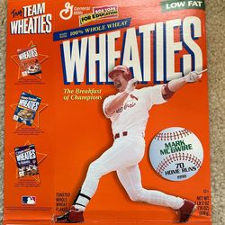 Four Mark McGwire Wheaties Boxes for one price