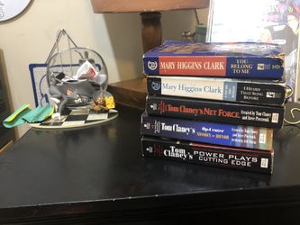Tom Clancy / Mary Higgins Clark book bundle