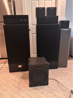 Sony AV Receiver STR-DH540 with speakers