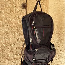 Black Canvas Unisex Mountain Athletic Backpack