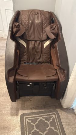 Brown Leather Full Body Massage Chair