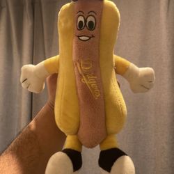 Dodgers Hot Dog Plush