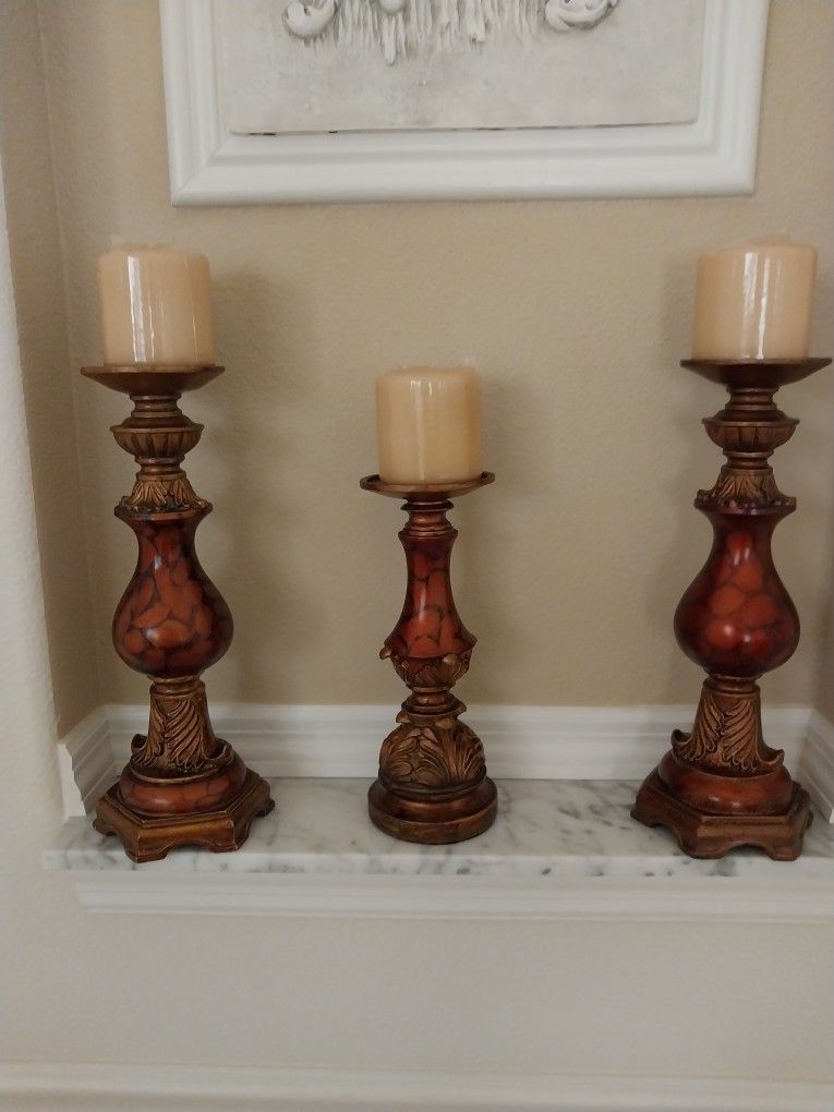 Beautiful Candle Holders And Candles