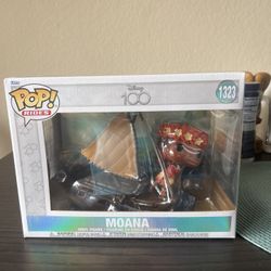 DELUXE RIDE Moana Funko Pop #1323 Disney Wa a kaulua 100 Years of Wonder Rides