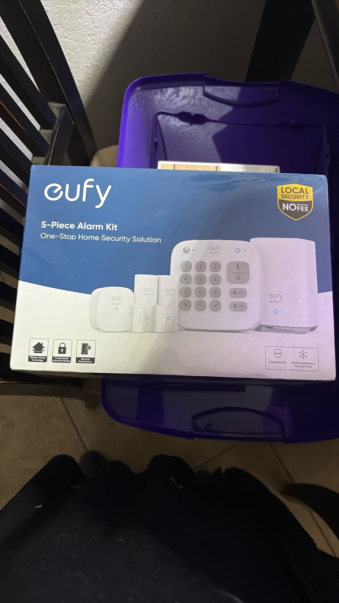 Eufy 5 Piece Alarm Kit MSRP$160 New In Box