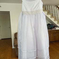Two Flower Girls Dresses (vestidos) Size 10
